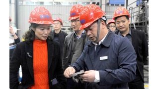 浙江省科技廳條件處處長(zhǎng)曹華芬調(diào)研暢爾