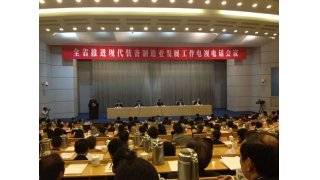 浙江省推進(jìn)現(xiàn)代裝備制造業(yè)發(fā)展工作電視電話會議召開