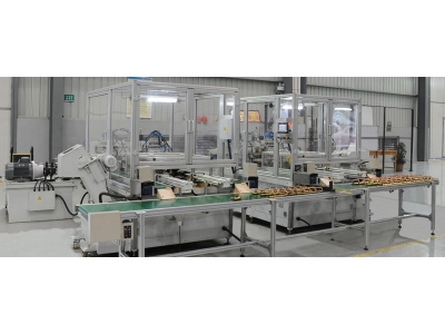 空調(diào)四通閥擠光拉削自動(dòng)線