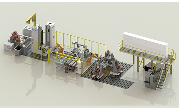 汽車制動鉗支架自動化生產(chǎn)線