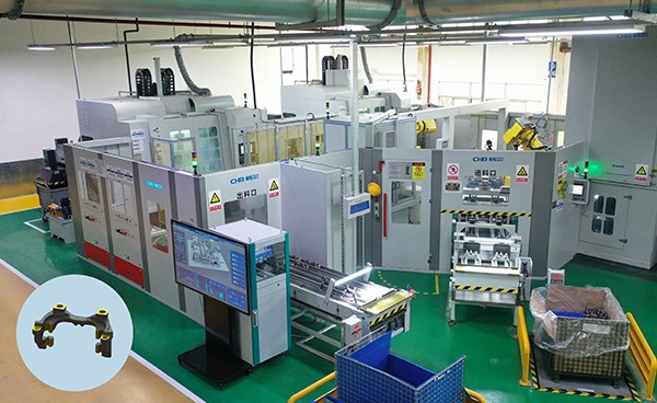 汽車(chē)制動(dòng)器支架自動(dòng)化生產(chǎn)線(xiàn)